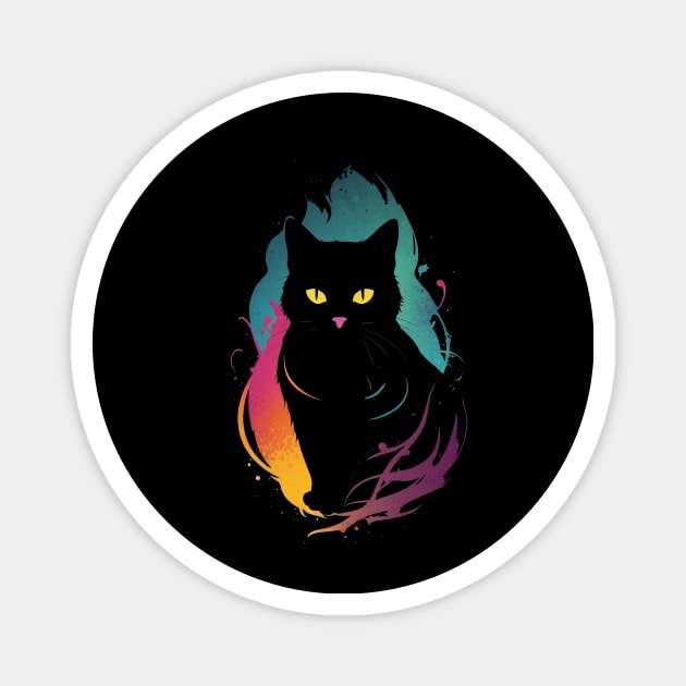 Cat Silhouette Magnet by Trip Tank